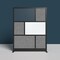 Luxor Workflow Modular Wall Room Divider System - Black Frame - 53" x 70" Starter Wall with Whiteboard MW-5370-FWCGB - alternate 4